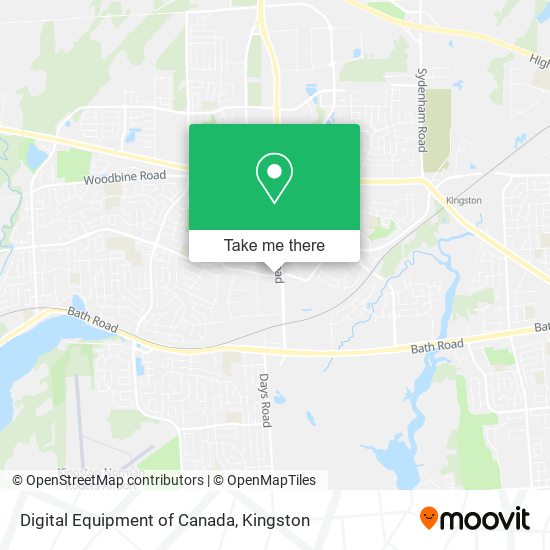Digital Equipment of Canada map