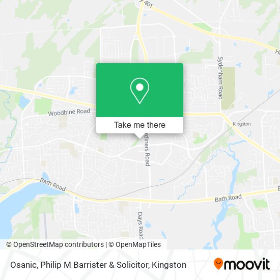 Osanic, Philip M Barrister & Solicitor map