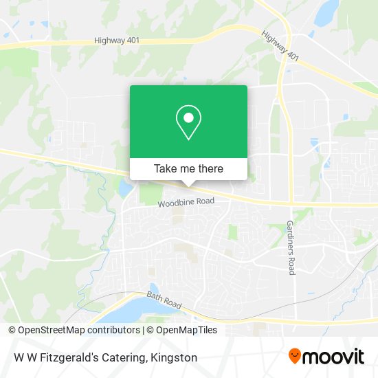 W W Fitzgerald's Catering map