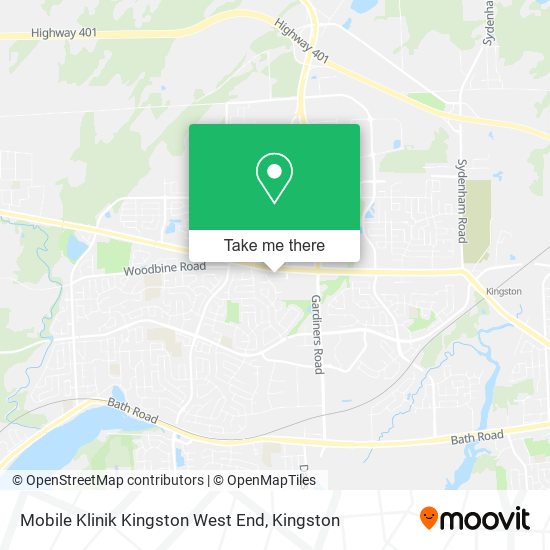 Mobile Klinik Kingston West End map