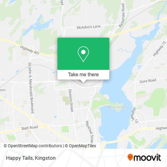 Happy Tails map