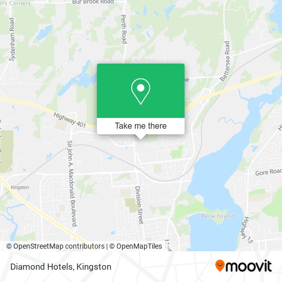 Diamond Hotels map