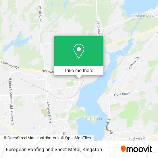 European Roofing and Sheet Metal map