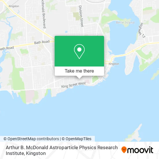 Arthur B. McDonald Astroparticle Physics Research Institute map