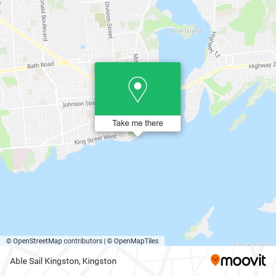 Able Sail Kingston map