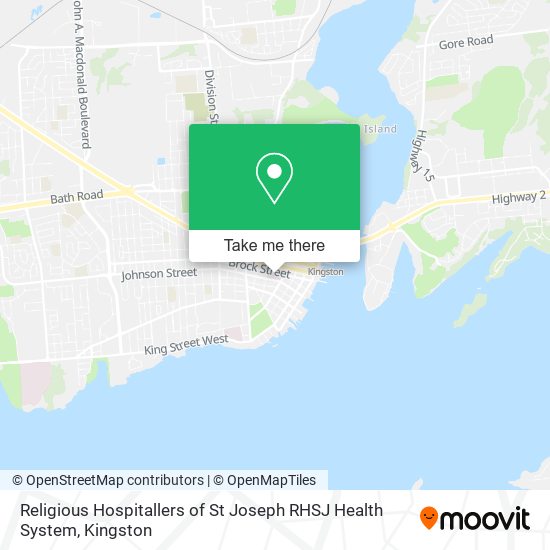 Religious Hospitallers of St Joseph RHSJ Health System map