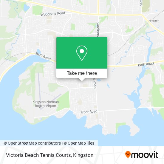 Victoria Beach Tennis Courts map