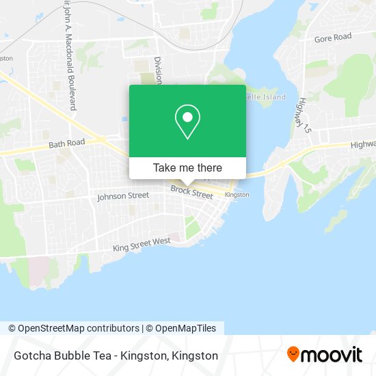 Gotcha Bubble Tea - Kingston map