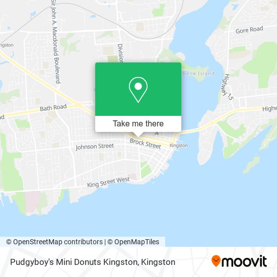 Pudgyboy's Mini Donuts Kingston map