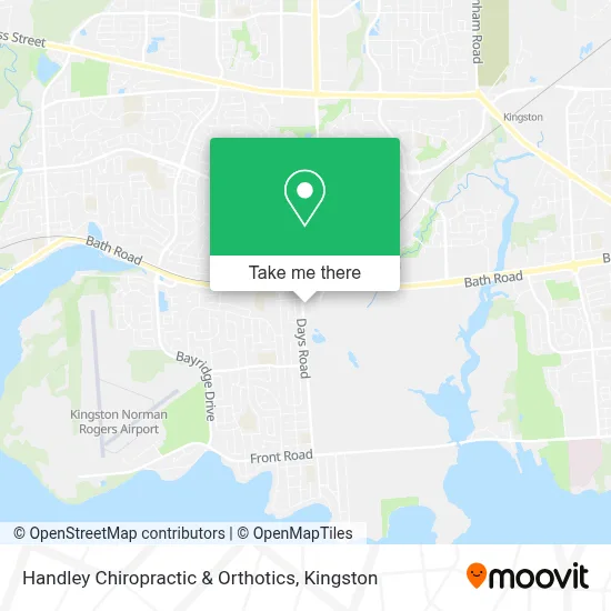 Handley Chiropractic & Orthotics map