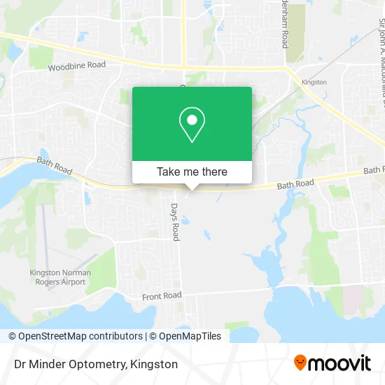 Dr Minder Optometry map