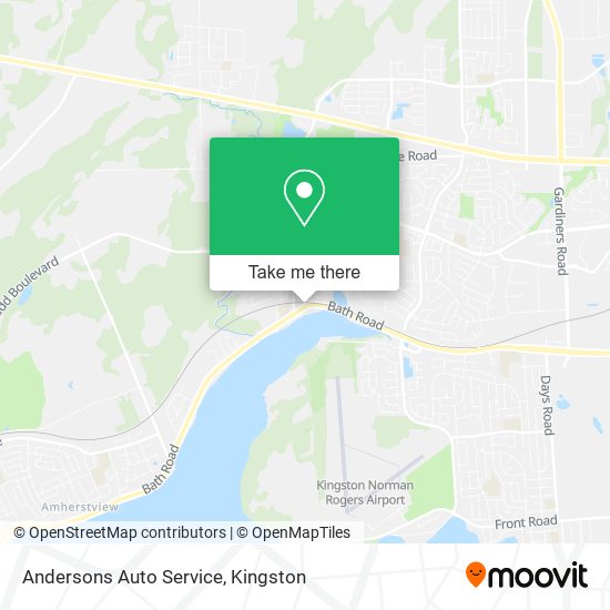 Andersons Auto Service map