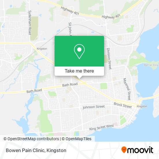 Bowen Pain Clinic map