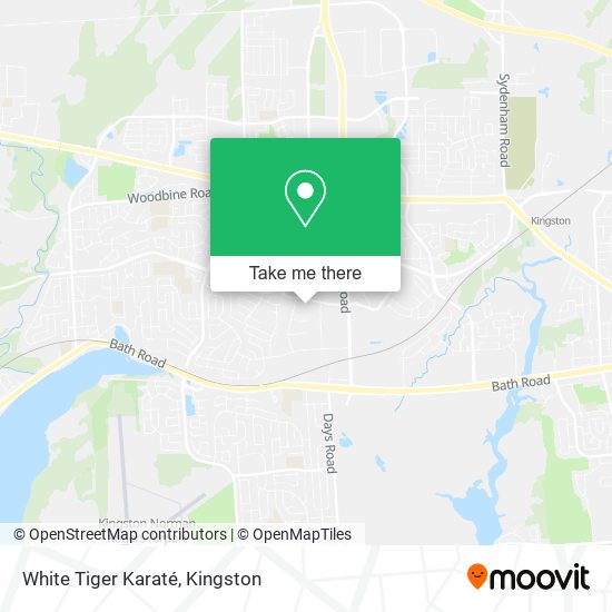 White Tiger Karaté map