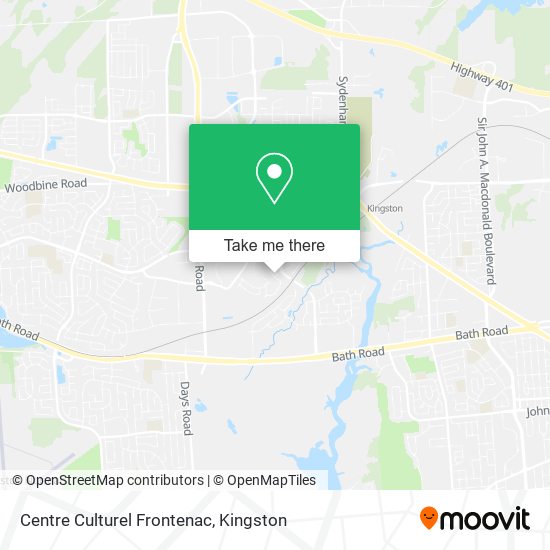 Centre Culturel Frontenac map