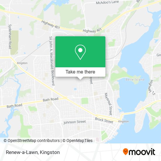 Renew-a-Lawn map