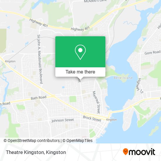 Theatre Kingston map