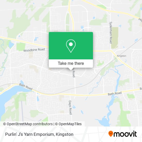 Purlin' J's Yarn Emporium map