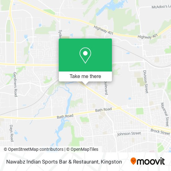 Nawabz Indian Sports Bar & Restaurant plan