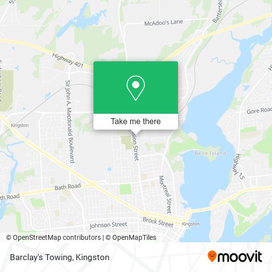 Barclay's Towing plan