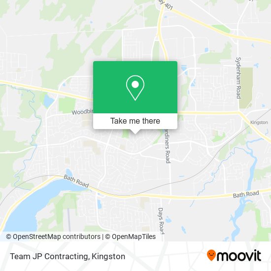 Team JP Contracting map