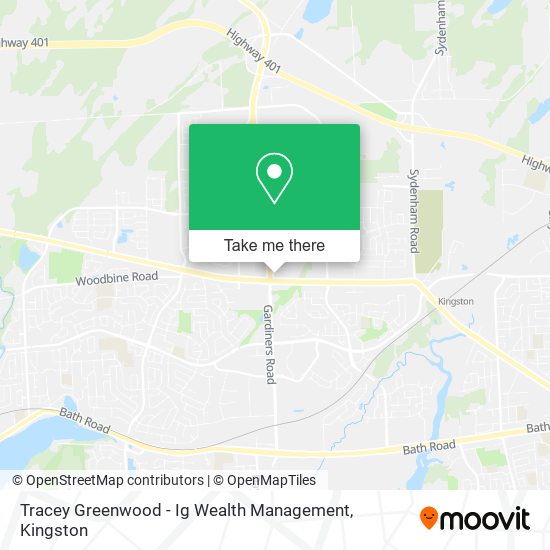 Tracey Greenwood - Ig Wealth Management map
