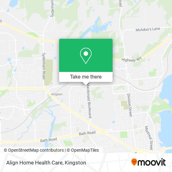 Align Home Health Care map