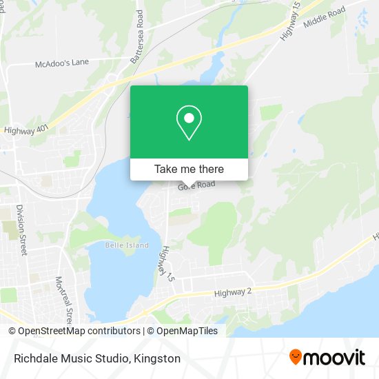 Richdale Music Studio map
