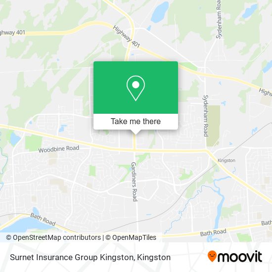 Surnet Insurance Group Kingston map
