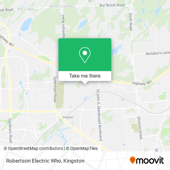 Robertson Electric Who map