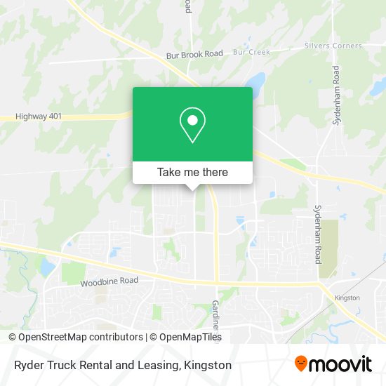 Ryder Truck Rental and Leasing map