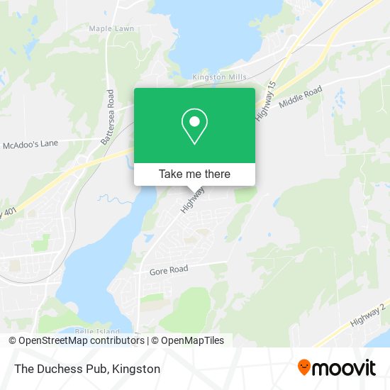 The Duchess Pub plan