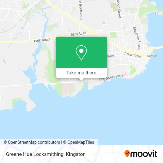 Greene Hue Locksmithing map