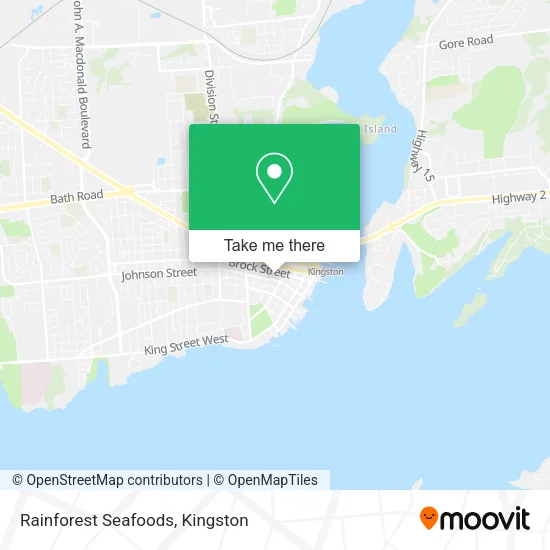 Rainforest Seafoods map