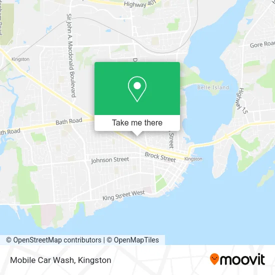 Mobile Car Wash map
