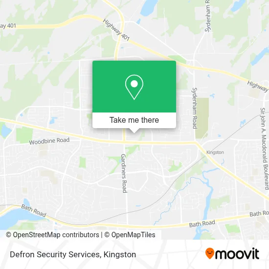 Defron Security Services map