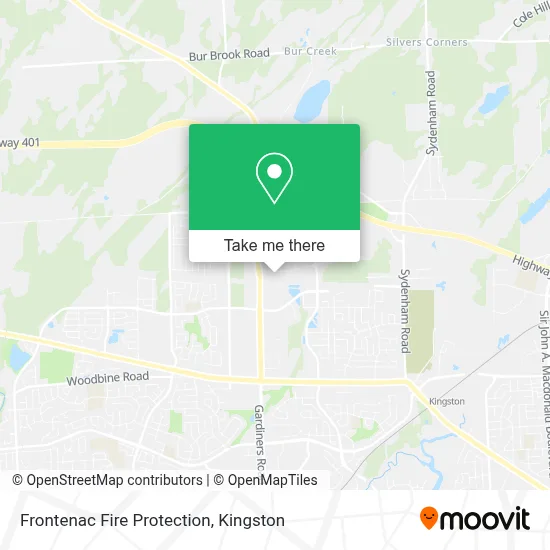 Frontenac Fire Protection map