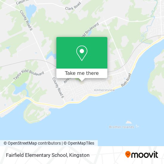 Fairfield Elementary School map