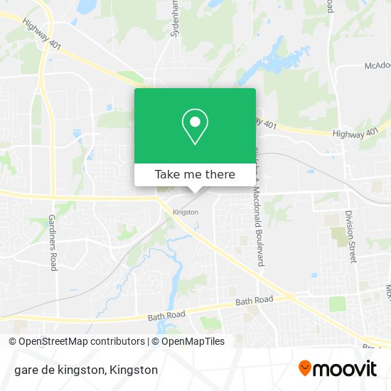 gare de kingston map