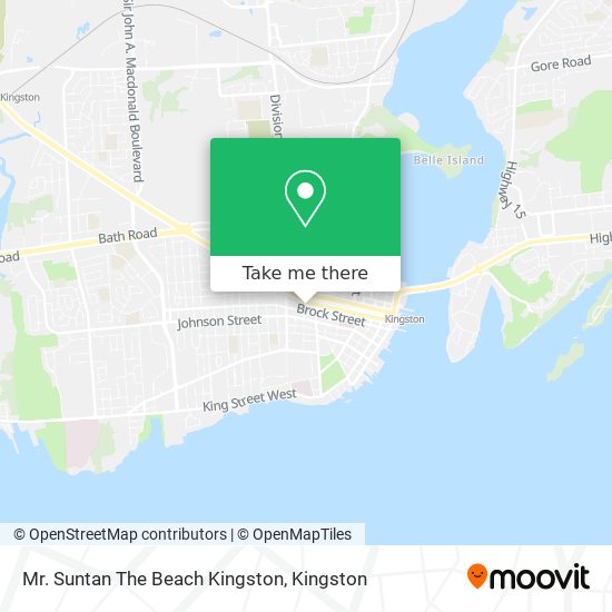 Mr. Suntan The Beach Kingston map