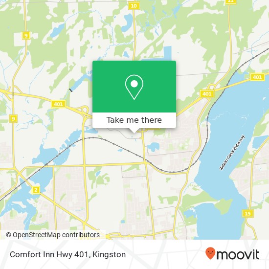 Comfort Inn Hwy 401 map