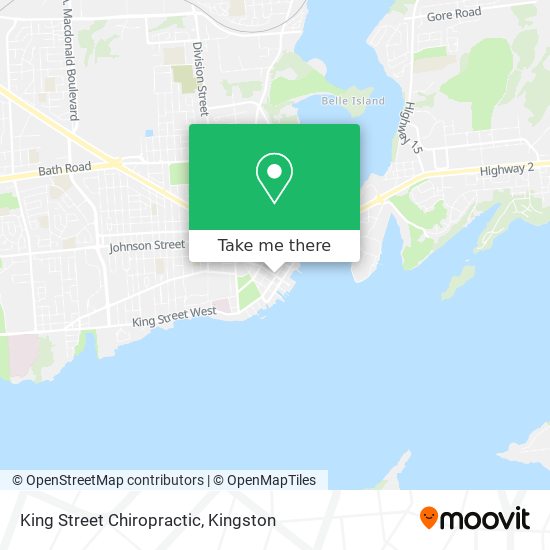 King Street Chiropractic map