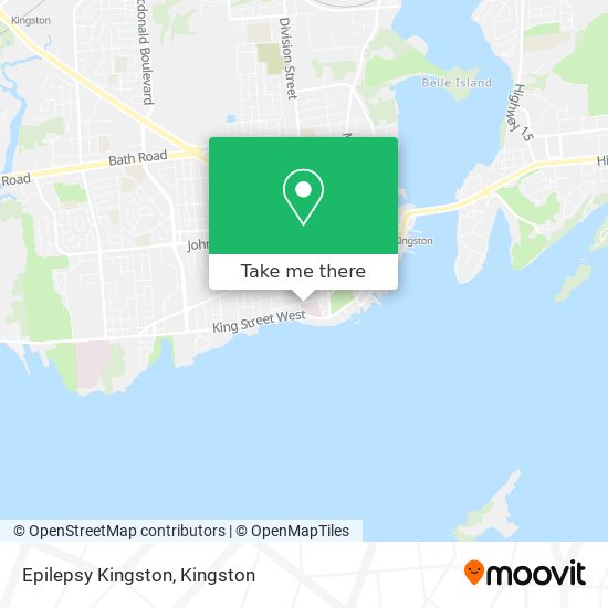 Epilepsy Kingston map