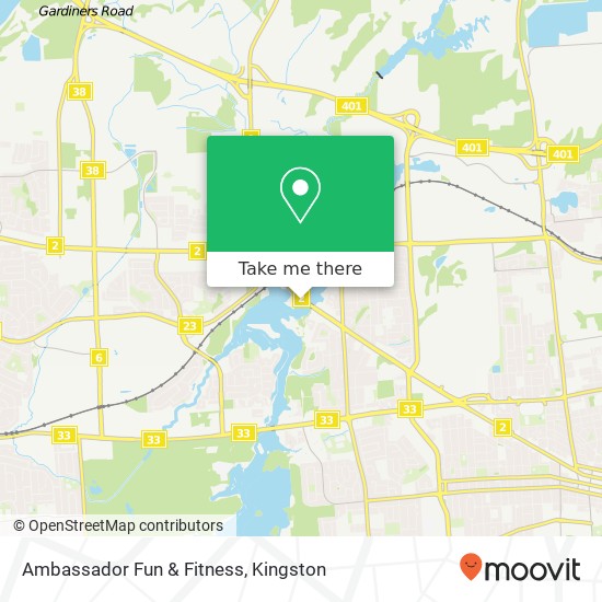 Ambassador Fun & Fitness map