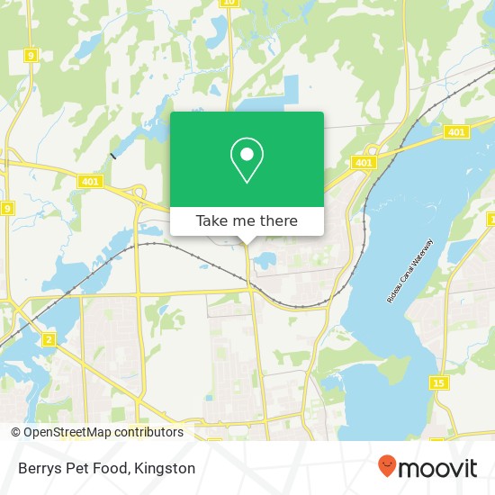 Berrys Pet Food map