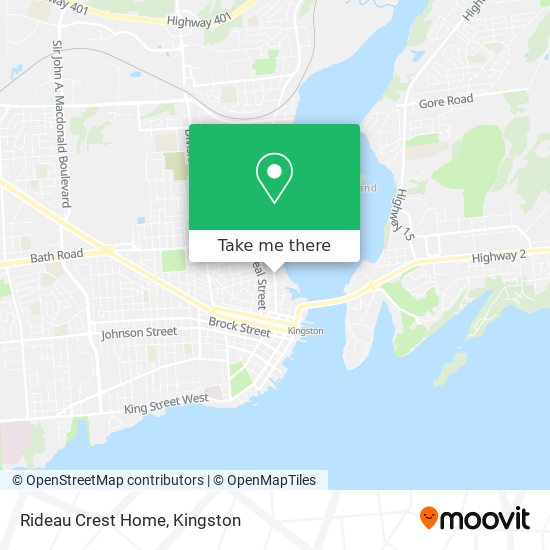 Rideau Crest Home map