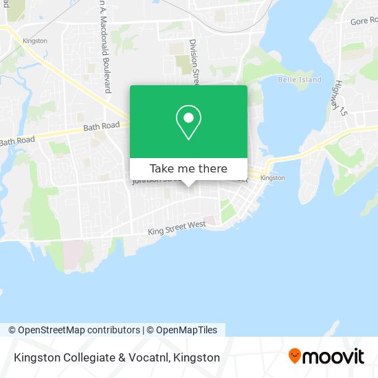 Kingston Collegiate & Vocatnl map