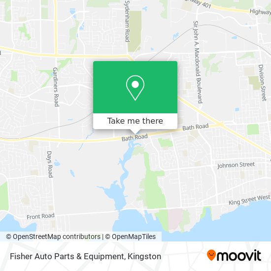 Fisher Auto Parts & Equipment map