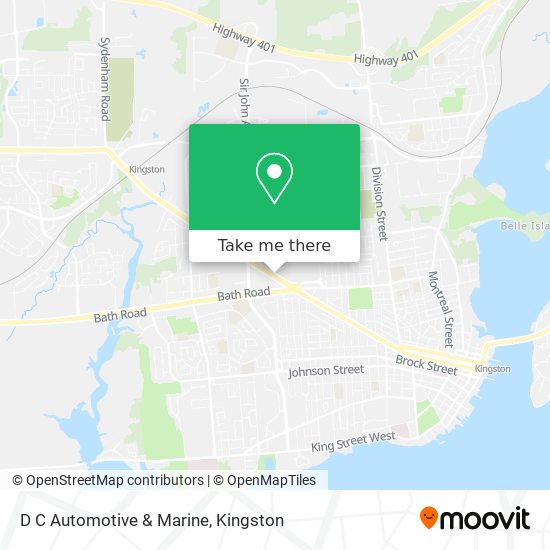 D C Automotive & Marine map