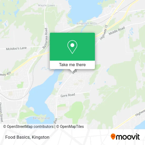 Food Basics map